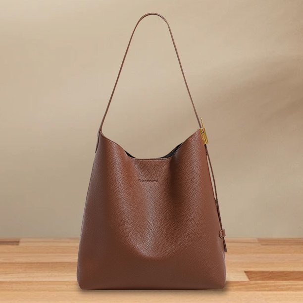 Bolso Hobo Casual Cuerpo Cruzado Bolsas para Hombros Mujeres Pu Cu Cuero Correa Ajustable Viajes Compras
