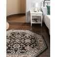 thumbnail image 3 of Rugs.com Charlotte Collection Rug – 5 Ft Octagon Gray Low-Pile Rug Perfect For Living Rooms, Kitchens, Entryways, 3 of 9