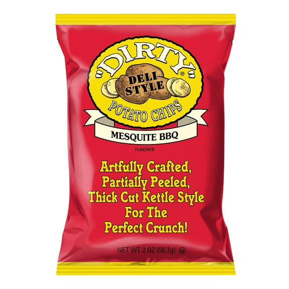 Dirty Chips Potato Chips Mesquite Bbq, 2 oz