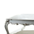 thumbnail image 2 of Benjara Traditional Scalloped Top Coffee Table w/ Queen Anne Legs- Antique White, 2 of 4