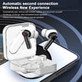 thumbnail image 5 of Wireless Earbuds 75hrs Bluetooth 5.3 Headphone Sport, 2025 Bluetooth Earbuds Stereo Deep Bass Over Ear Bud with Earhooks, ENC Noise Cancelling Mic, IPX7 Waterproof Earphone - White, 5 of 9