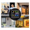 thumbnail image 3 of Wireless Weather Clock, Multifunctional Color Screen Clock, Household Touch Screen Thermometer and Hygrometer Alarm Clock, 3 of 5