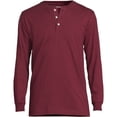 thumbnail image 2 of Lands' End Men's Super-T Long Sleeve Henley Shirt, 2 of 2