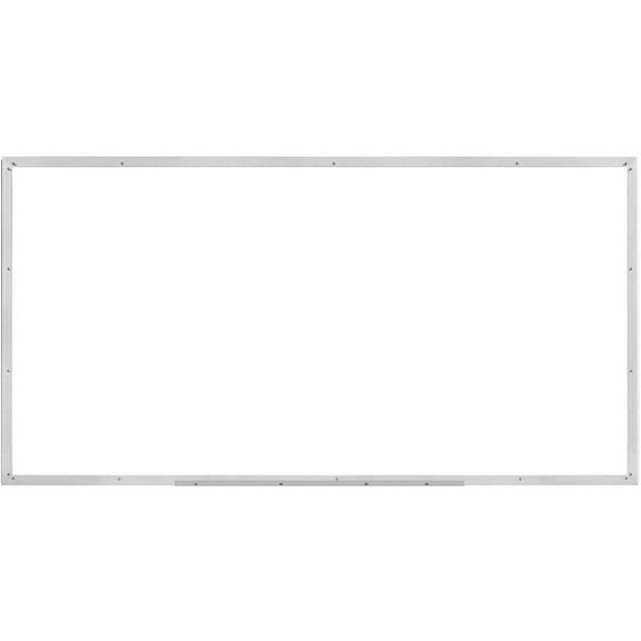 Sparco Melamine Board - 96" Width X 48" Height - White Styrene Surface - Aluminum Frame - Film - 1 Each (SPR00503)