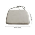 thumbnail image 3 of Seat Cushion Chair Cushions Thick Soft Office Chair Pad, 40x40cm Non Slip Stool Cushion with Memory Foam for Back Pain Relief, Home Office Desk Chair Mat for Long Sitting Comfort,Vsgery, 3 of 9