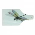 thumbnail image 1 of Dragonfly Cutting Board, Shady Bug Pattern Ornate Lace Style Beauty Wings Design Print, Decorative Tempered Glass Cutting and Serving Board, Wine Bottle Shape, Multicolor, by Ambesonne, 1 of 1