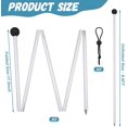 thumbnail image 2 of 2 Packs Replacement Beach Tent Poles,Aluminum Canopy Foldable Poles, 2 of 6