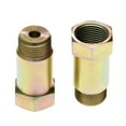 thumbnail image 1 of O2 Oxygen Sensor Spacer Adapter Isolator Extender Straight CEL Fix Kit for Exhaust Systems Check Engine Light Eliminator Adapter with M18 x 1.5 Sensor Holes, 45mm length (2Pcs), 1 of 7
