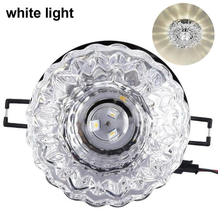 

Crystal LED Downlight 5W Recessed Ceiling Light with Aperture LED Decorative Spotlight for Creative Corridor in Hallway Hallway Living Room Bedroom