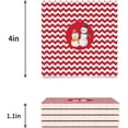 thumbnail image 3 of RYLABLUE Merry Christmas Set of 8 Coaster for Drinks, Absorbent Ceramic Stone Coasters Cup Mat with Cork Base for Home Kitchen Room Coffee Table Bar Decor, 3 of 4