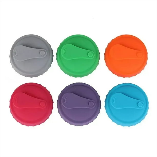 Tapa de Silicona Reutilizable, Apta para Tipo de Bebidas. Compatible con Protectores de Latas Estándar. Accesorios para Vasos.
