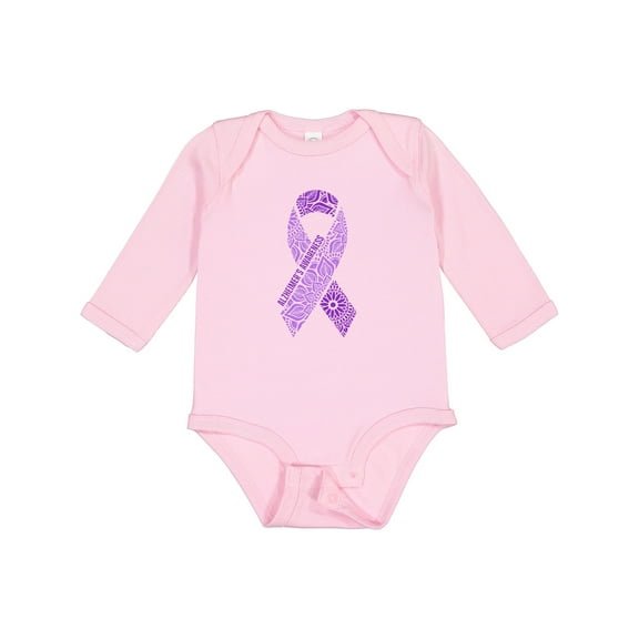 Inktastic Alzheimer's Awareness Boys or Girls Long Sleeve Baby Bodysuit