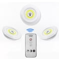 thumbnail image 3 of Vwrxbz Remote Control LED Night Light 3Pcs Battery Operated Closet Light Under Cabinet Lighting Dimmable Timer, 3 of 7