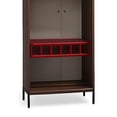 thumbnail image 4 of Vitrina Moderna Mdf Detalles En Rojo Ideal Para Sala O Comedor rojo, 4 of 5