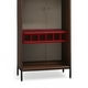 thumbnail image 4 of Vitrina Moderna Mdf Detalles En Rojo Ideal Para Sala O Comedor rojo, 4 of 5