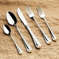 thumbnail image 4 of HOMEHUT 60-Pieces Flatware Set - Gold Cutlery Set Service for 12 People, 18/10 Premium Stainless Steel Silverware Cutlery, 24 Karat Gold-plated, 002G, 4 of 9