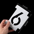 thumbnail image 3 of JZROCKER Curb Stencil Kit Alphabet Number Templates Reusable for DIY Project Home Decor, 3 of 20
