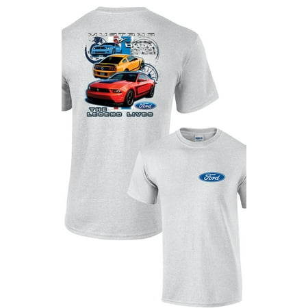 Ford Mustang Boss 302 T-shirt Legend Lives (Best Sports T Shirt Design)