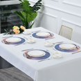 thumbnail image 5 of 15.4" Round Placemat Set of 1 Polyester Fabric Place Mats Non-Slip Dining Kitchen Table Mats for Kitchen Party Decor Christmas Tree Made Of Candy, 5 of 5
