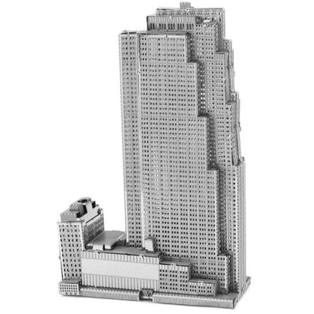 MMS061 - ROCKFELLER PLAZA 3D LASER CUT MODEL 2SHEETS