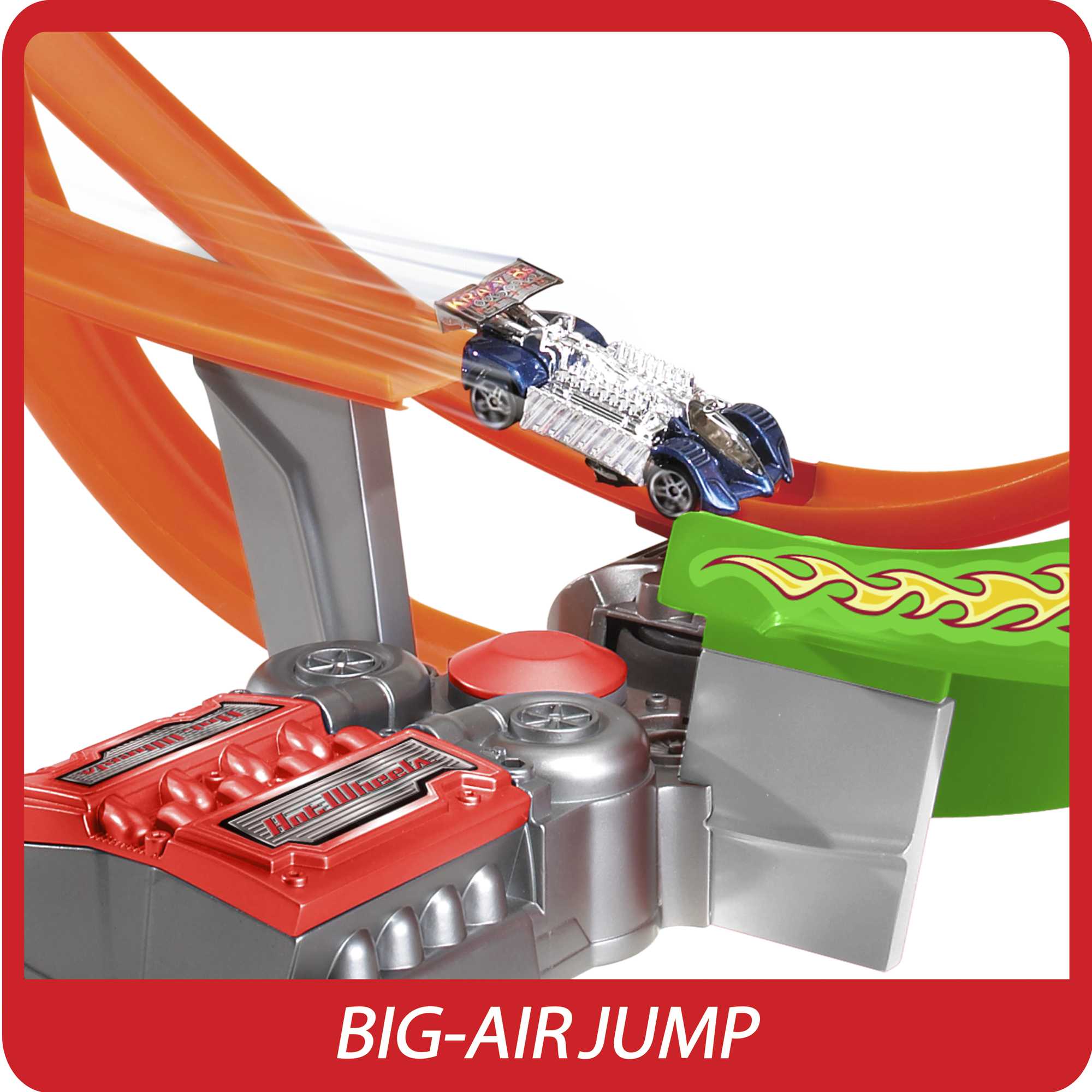 Hot Wheels Action Power Shift Motorized Raceway Track Set, Includes 5 Cars in 1:64 Scale - image 6 of 7