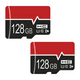 thumbnail image 1 of Tarjeta de Memoria MicroSD 128GB Alta Velocidad 90MB/s para Celular y Cámara 2 Pcs Eo Safe Imports Negro, 1 of 5