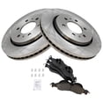 thumbnail image 3 of TRQ Front Brake Pad & Rotor Kit Brake Pads Brake Rotor Ceramic Fits Select 2007-2009 Ford Expedition Lincoln Navigator, 3 of 5