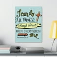 thumbnail image 3 of Scripture Walls I Can Do All Things Philippians 4:13 Colored Bible Verse Canvas Christian Wall Art Ready To Hang Unframed, 3 of 18