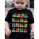 thumbnail image 1 of Summer Boys' Stylish T-Shirts with a Cute Short-Sleeve Design Featuring a Train Print of The Abcs... 26 Letters., 1 of 7