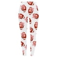 thumbnail image 2 of TaTaai Women Skinny Rugby Random Print Yoga Pants Casual Fashion Leggings Stretchy Fabric Ladies Fitness Daily Commute Street Wear Machine Washable No Fading Stylish Pants Gift, 2 of 5