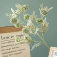 thumbnail image 2 of 9 Heads Long Stem Dandelion Flower Ball Branch Plastic Artificial, 2 of 5