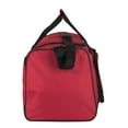 thumbnail image 6 of 24 Inch 55 Liter Weekender Overnight Duffel Shoulder Bag for Men, Women, Teens, Gym, Travel, Sports and Recreation in Red, 6 of 8