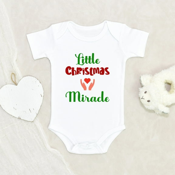 Newbabywishes - Little Christmas Miracles Baby Clothes for Boys and Girls - Newborn Baby Clothing