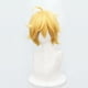 thumbnail image 2 of Peluca para cosplay, pelo sintético corto, amarillo, estilo puntiagudo, 20 cm, 2 of 3