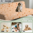 thumbnail image 6 of Jiueut Star Print Armless Futon Slipcover, Stretch Elastic Couch Sofa Furniture Protector for Foldable Futon Sofa Bed Without Armrests, 6 of 7