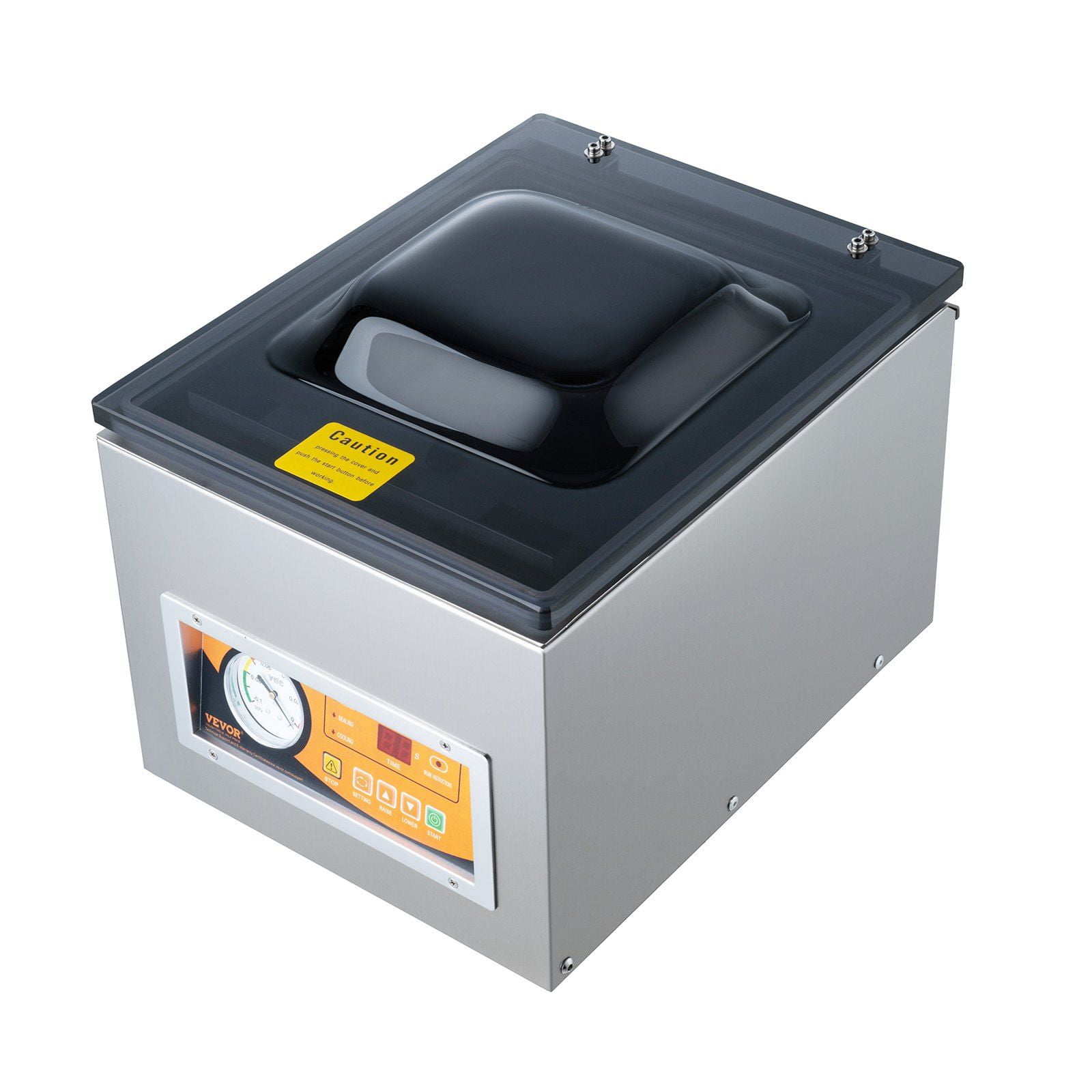 260W Chamber Vacuum Sealer for Meat, Fish & Marinades, 10.2'' Seal Bar, Compact for Home & Commercial Kitchens
