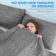 thumbnail image 4 of Aship Cooling Pillow Cases, Dual-Sided Summer Cooling Pillowcases, Arc-Chill Jade-Infused Fiber, Breathable & Moisture-Wicking, Non-Slip Hidden Zipper, Machine Washable, King 20''x36'', 2 Pack Black, 4 of 8