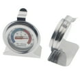 thumbnail image 2 of Refrigerator Freezer Thermometer Fridge DIAL Type Stainless Steel Hang Stand 1pc, 2 of 11