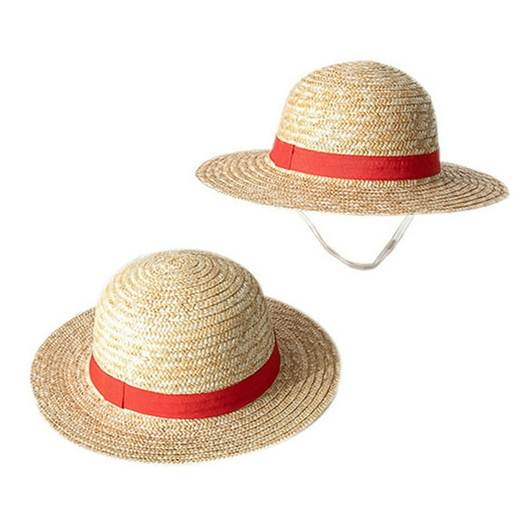 harmtty Men Hat Japanese Stable Anime Cartoon Cosplay Sun Protection Straw Cap Headwear ,B