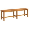 thumbnail image 4 of vidaXL Patio Bench 43.3"x13.8"x17.7" Solid Wood Acacia, 4 of 4