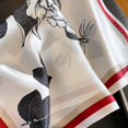 thumbnail image 5 of CAILDANL Women's 100% Pure Mulberry Silk Small Square Scarf - Neckerchief Women - Silk Headscarf - 21" x 21", 5 of 6