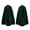 Green, variant on Velvet Hooded Cloak, Adult Stand Collar Cape with Gold Trim & Metal Clasp for Halloween & Cosplay, Medieval Wizard Robe, 1 PC Black