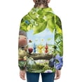 thumbnail image 4 of Lsque Pikmin Patten Youth Hoodie Sweatshirt Pullover with Kangaroo Pocket Boys and Girls Hoodie Warm Hoodie for Kids, 4 of 8