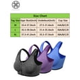 thumbnail image 2 of Luxtrada Women's Yoga Sports Bras Training Stretch Tank Top High Impact Padded Bra Front Zipper Closure, 2 of 9