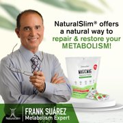 NaturalSlim MagicMag Magnesium Citrate Powder Stick for Stress, Sleep & Mood Support, 30 Packets
