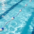 thumbnail image 4 of Pool Rope, Swimming Pool Safety Divider Rope Floating, Pool Rope Floats with 2 Hooks, Pools Lane Lines Buoy Ropes for Shallow and Deep End, Safety Pools Divider, 4 of 7