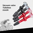 thumbnail image 4 of Pack of 2 Tubeless Stem Multicolored Great Sealing Aluminum Alloy Metal Nozzle Handy Installation Cycling Accessories Tire Valve Purple, 4 of 10