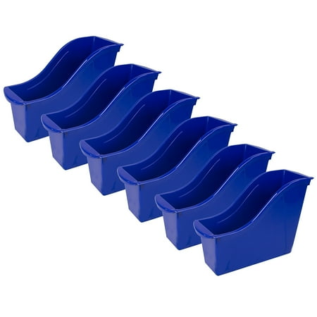 UPC: 0194629051656 | Storex Small Book Bin  Blue  Pack of 6