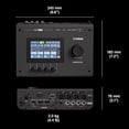 thumbnail image 3 of Interfaz de audio y video Yamaha URX44V con doble USB-C y pantalla táctil, 3 of 7