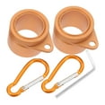 thumbnail image 4 of 2pcs Aleación de aluminio Flagpole Anillos Flagstaff Anti Wrap Oarmomet Anillos de montaje, 4 of 5